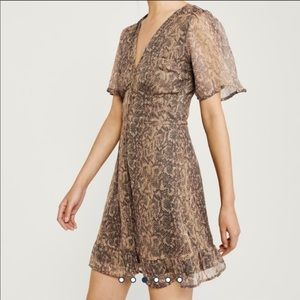 Abercrombie & Fitch Snake Print Dress
